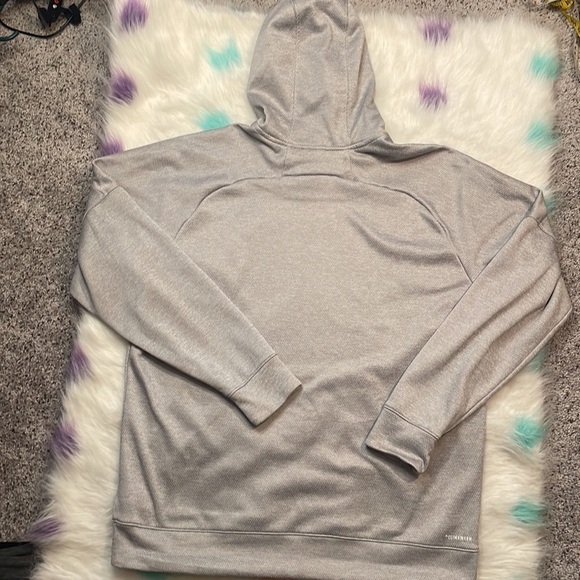Adidas Gray Unisex Sweatshirt Hoodie Size XL - Picture 7 of 7